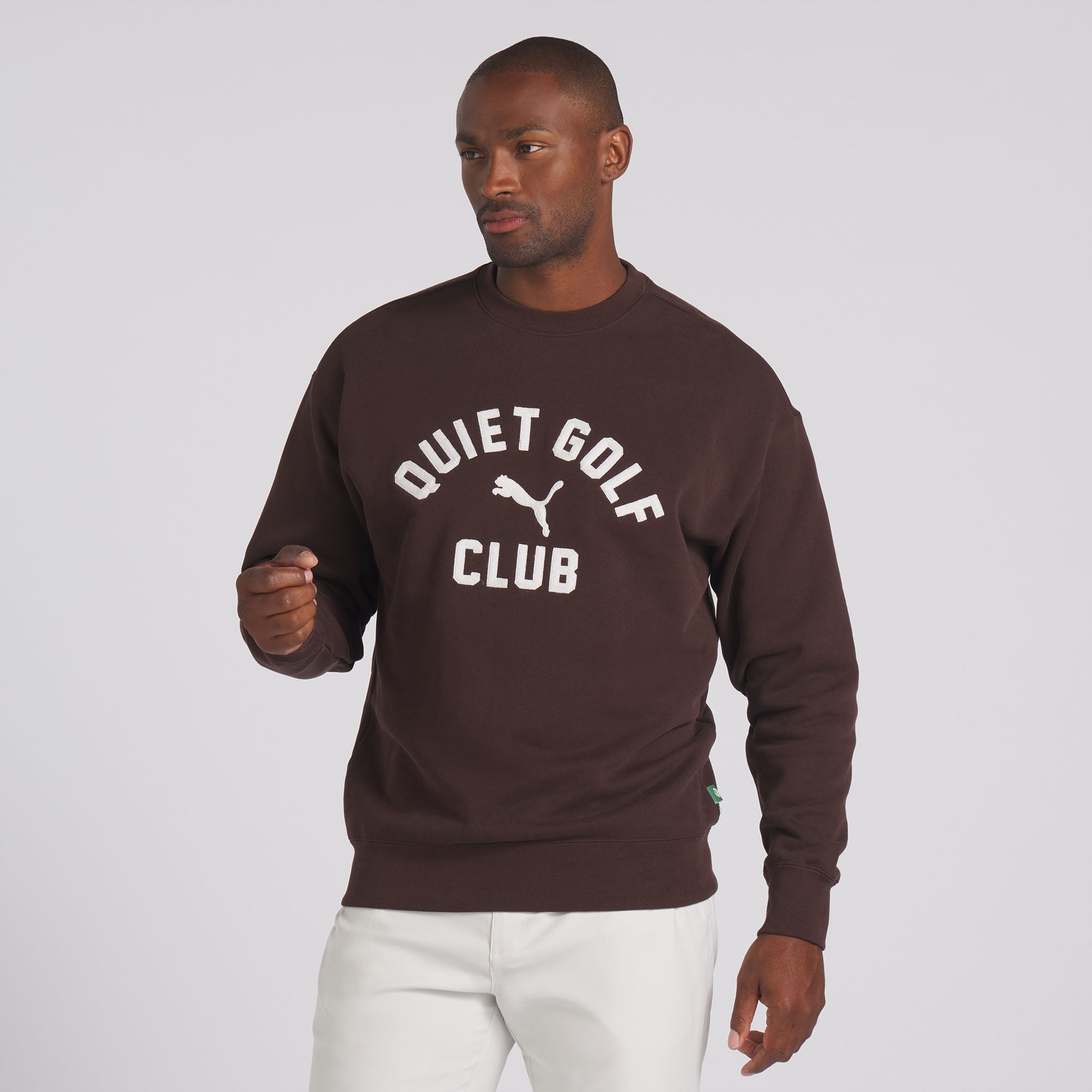Puma x Quiet Golf Graphic Crewneck Golf Sweatshirt