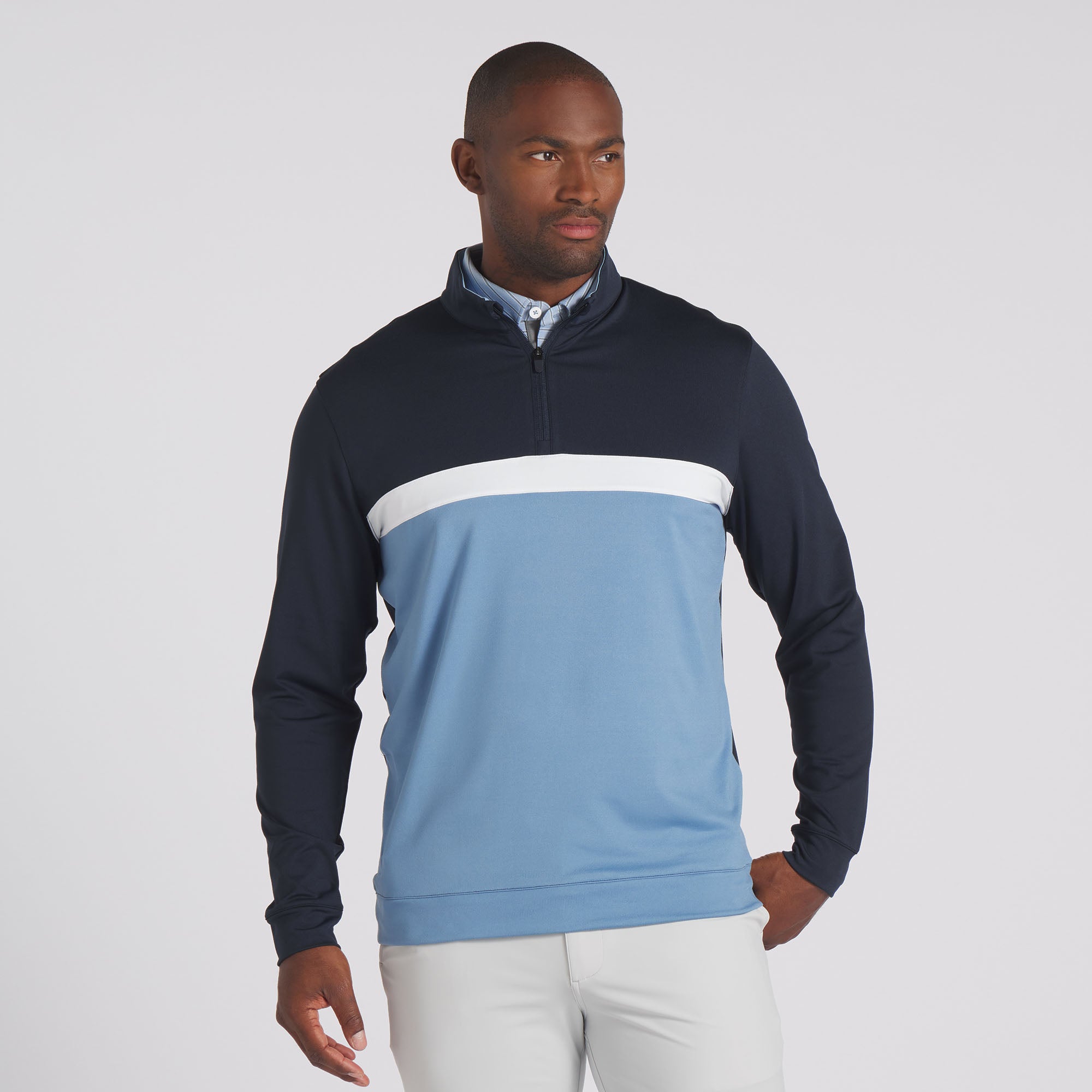 Pure Colorblock Golf 1/4 Zip