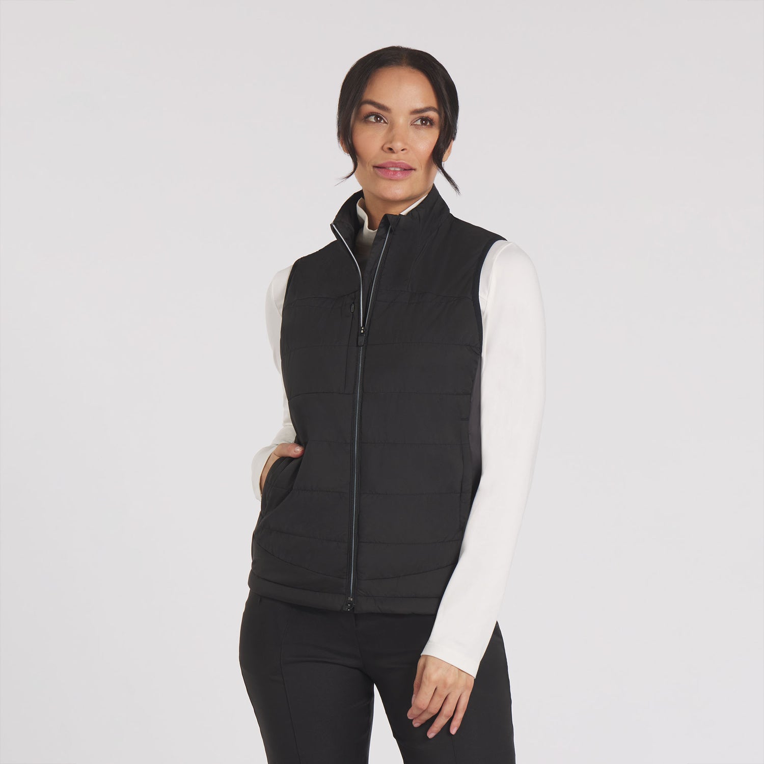 Puma women's quilted primaloft golf vest best sale