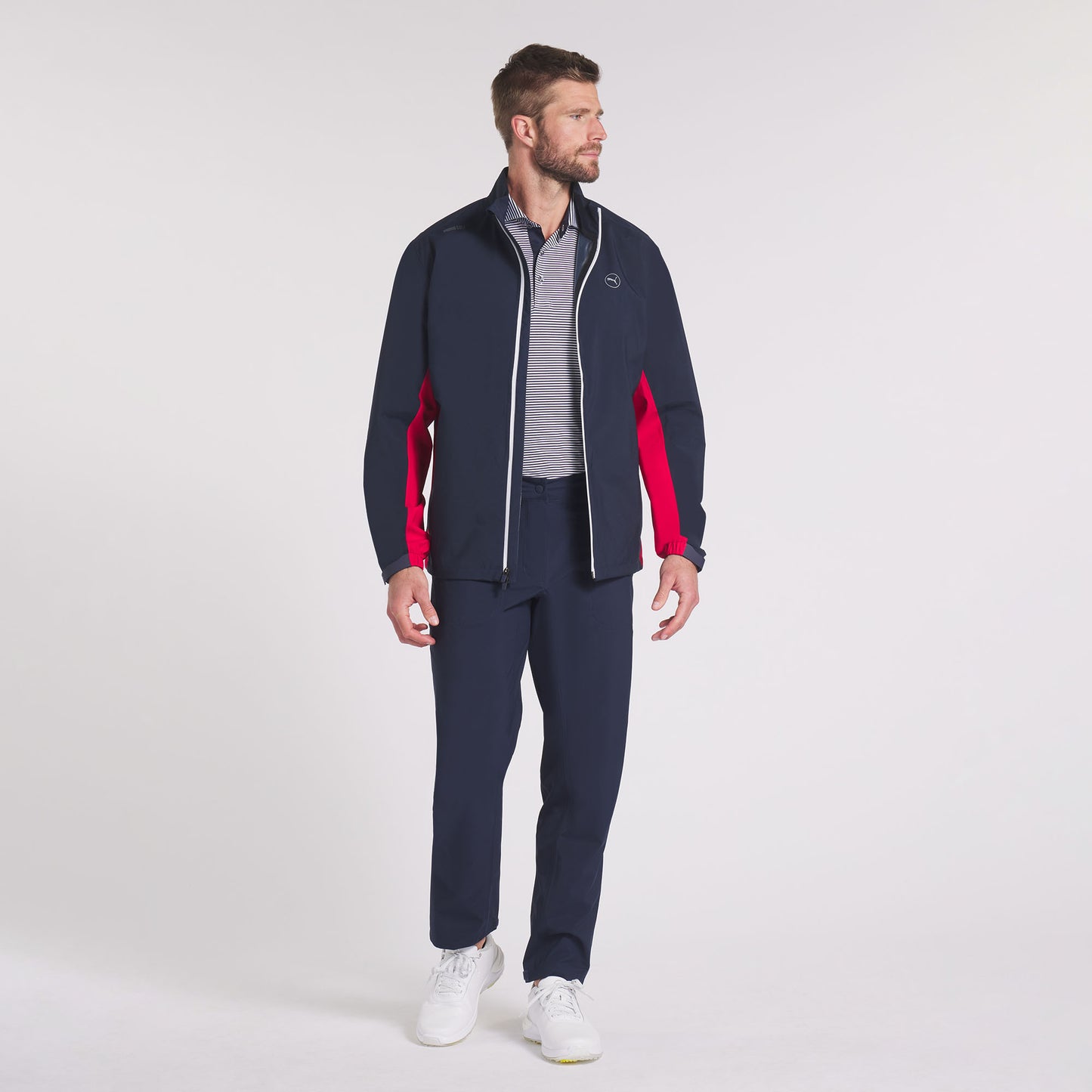 Navy Blazer / Strong Red