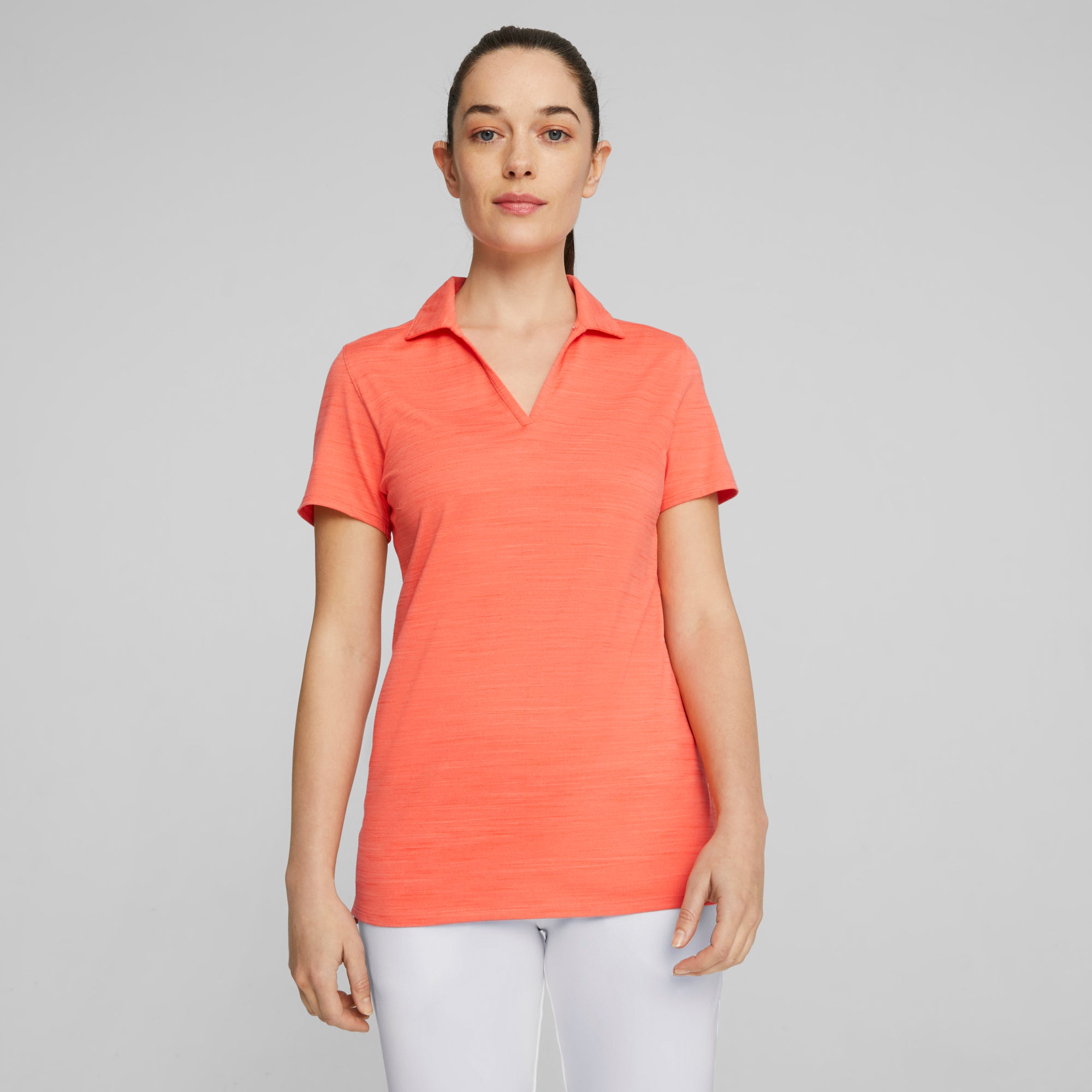 Women's CLOUDSPUN Coast Golf Polo | Fizzy Sun Heather – PUMA Golf