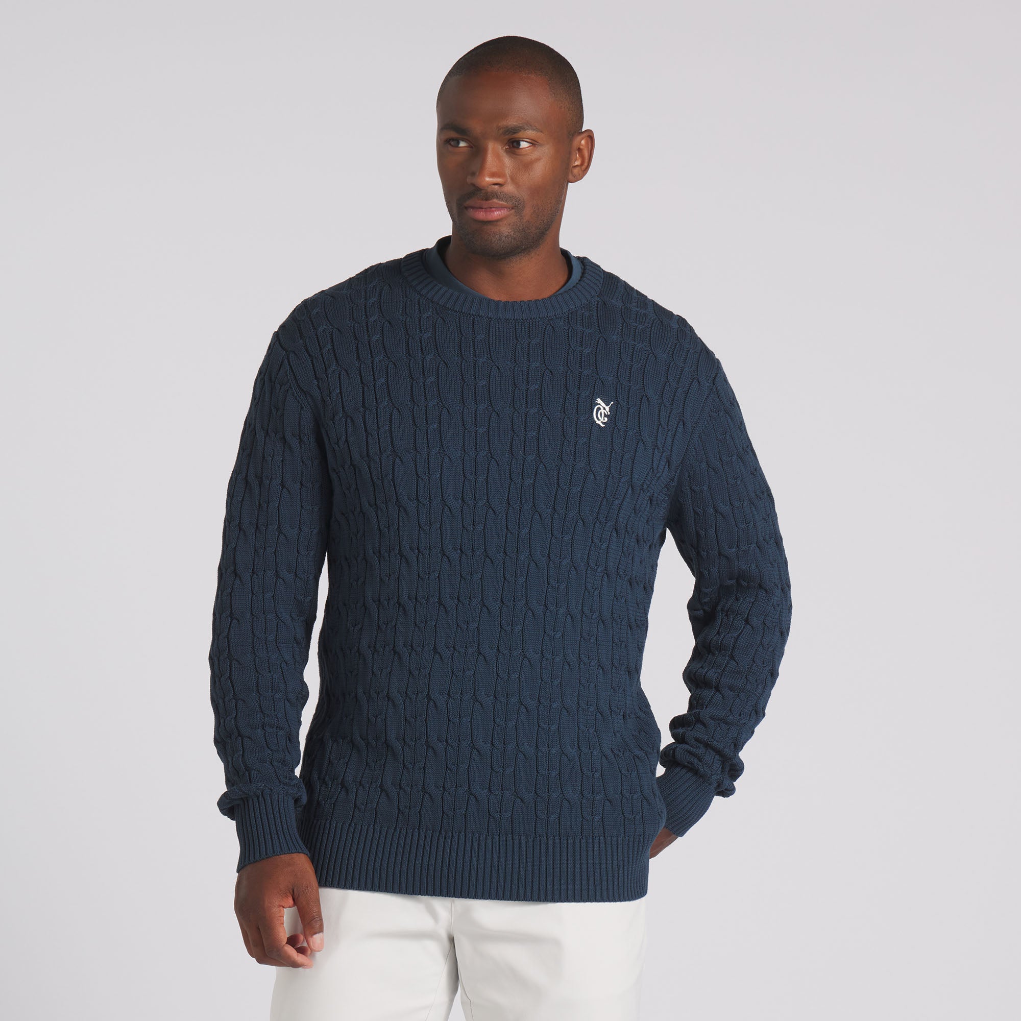 Puma x Quiet Golf Cable Knit Golf Sweater – PUMA Golf