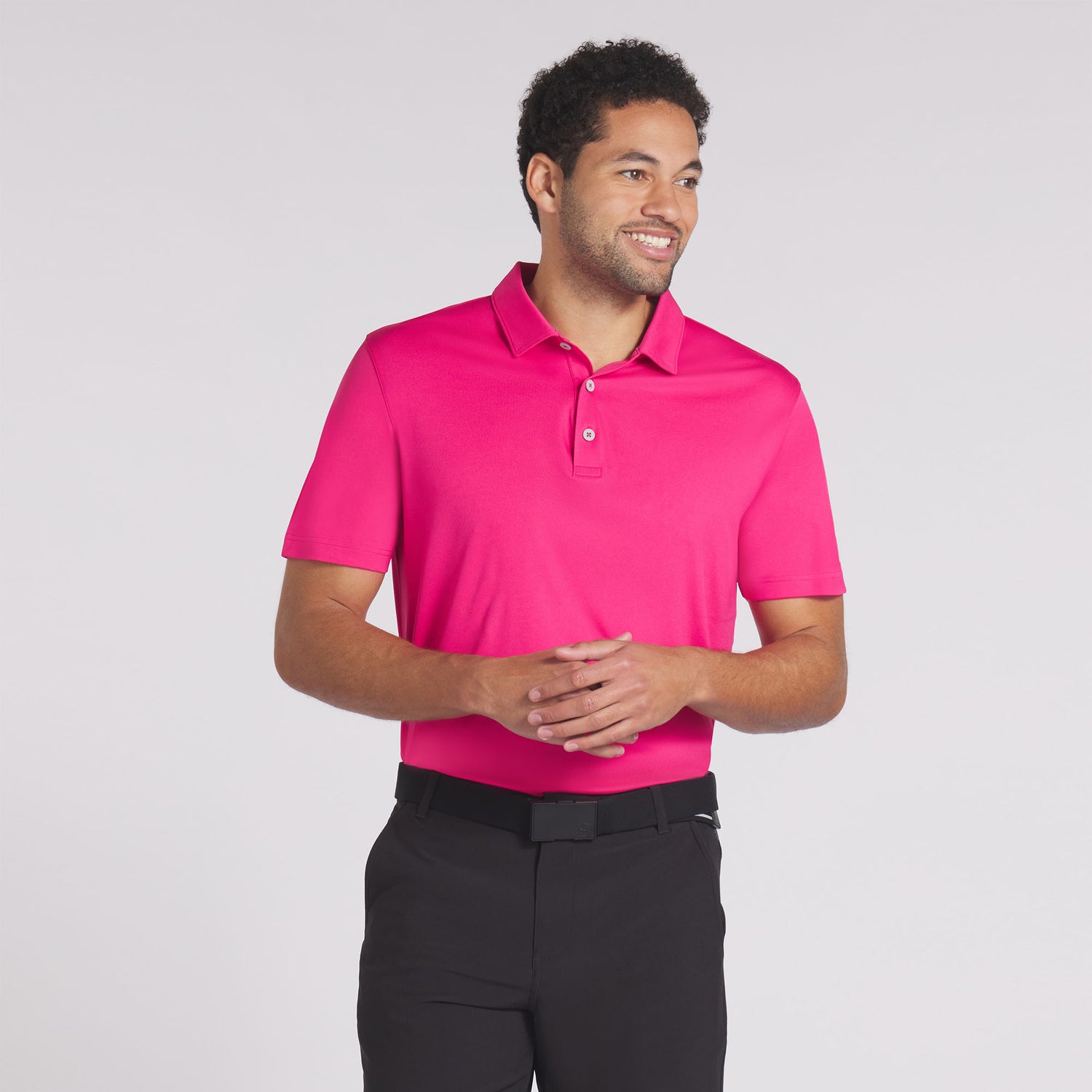 Puma Gamer Golf Polo Garnet Rose