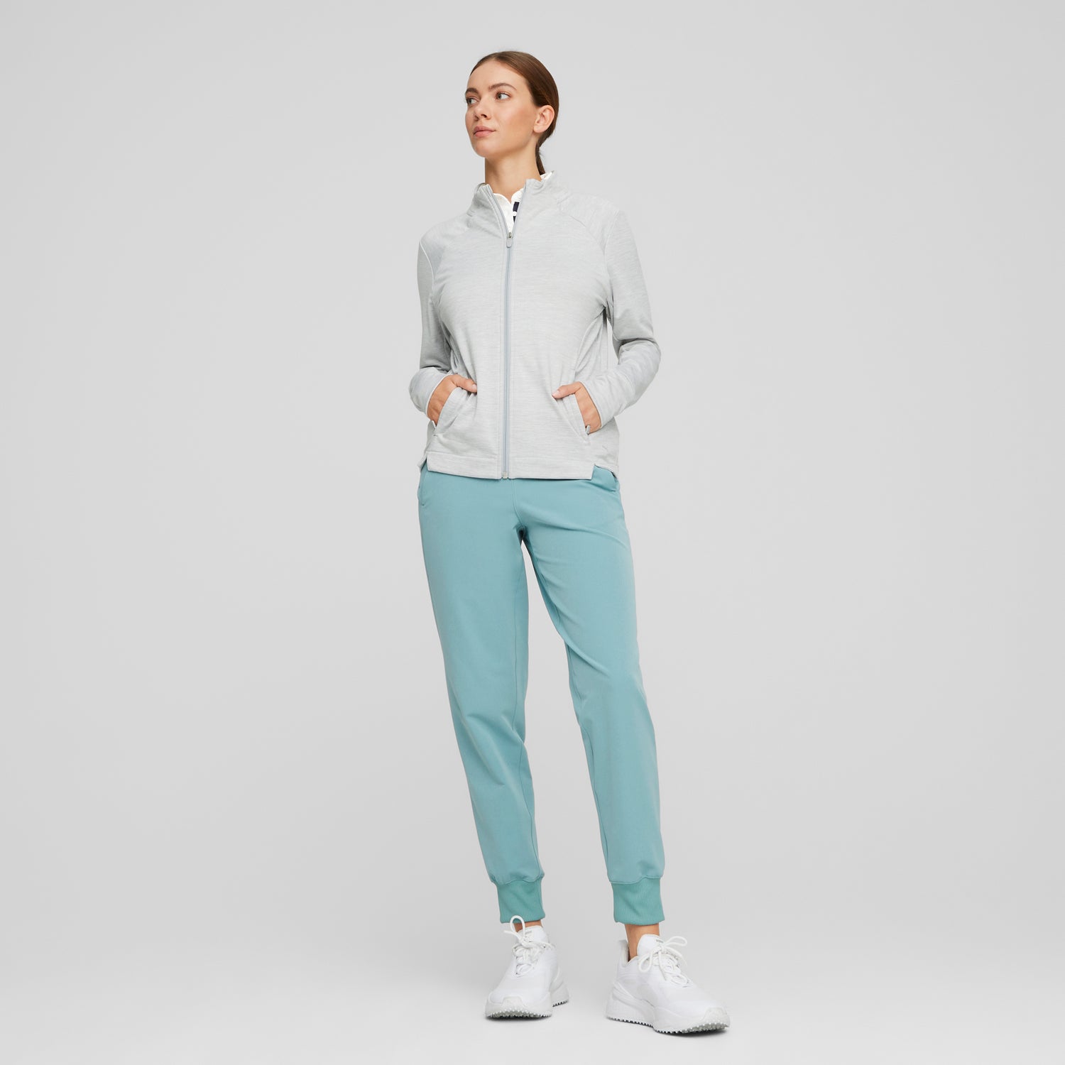 Heather Women\'s Full Golf – Zip CLOUDSPUN Golf Jacket PUMA
