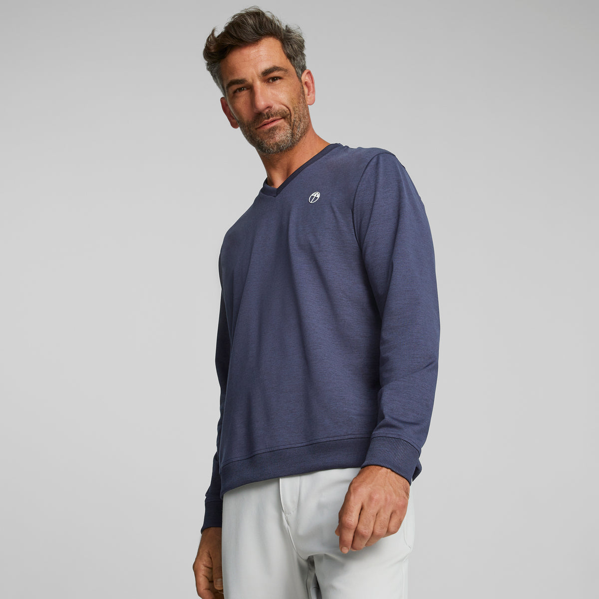 AP CLOUDSPUN V-Neck Golf Sweatshirt