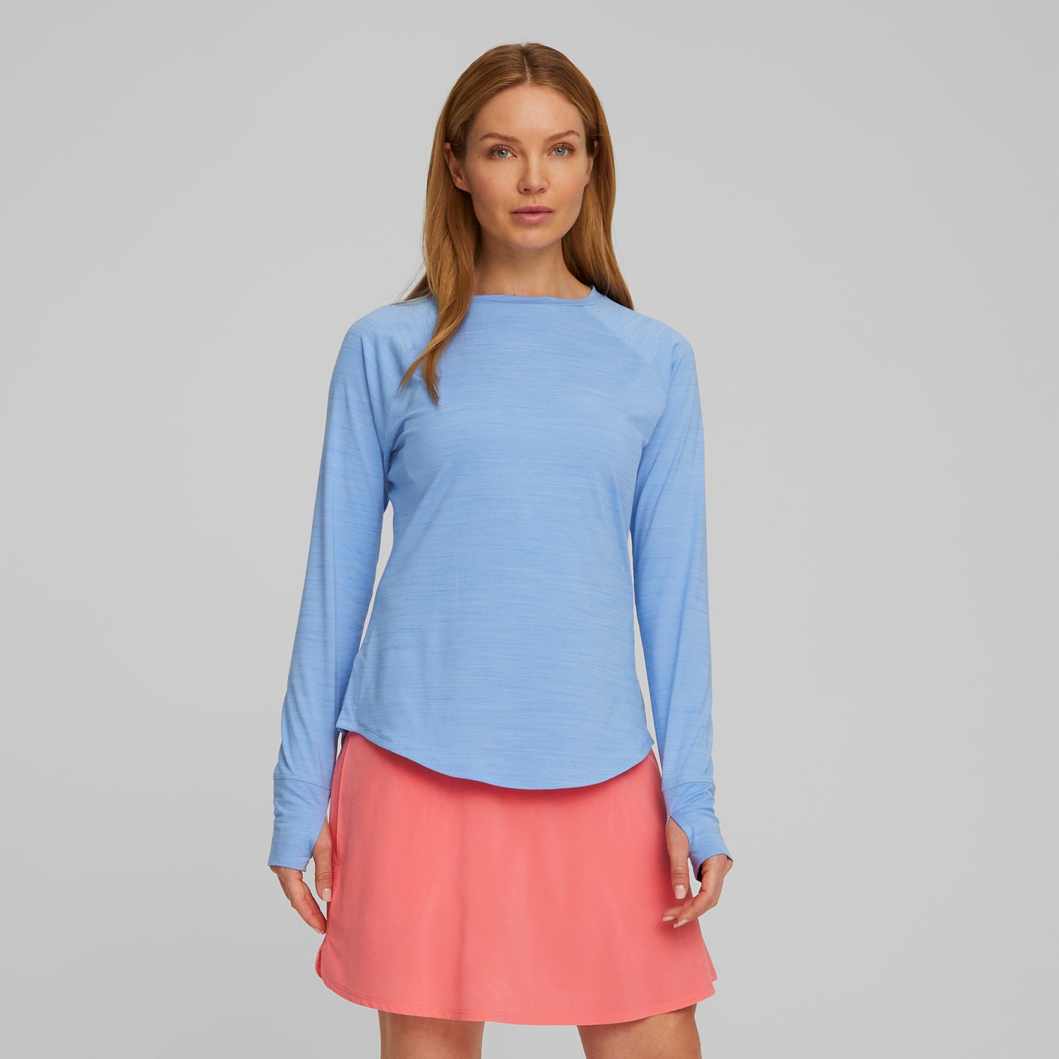 Women\'s CLOUDSPUN Long Sleeve Golf Golf Shirt Sleeve Long – PUMA